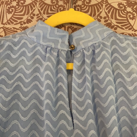 Anthropologie Maeve periwinkle blue Sz S sleeveless flowy blouse - Picture 5 of 5